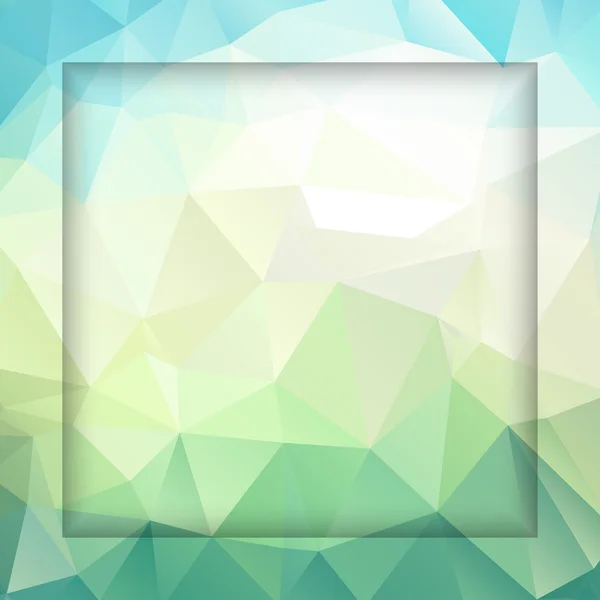 Fresh polygonal background — Stock Vector