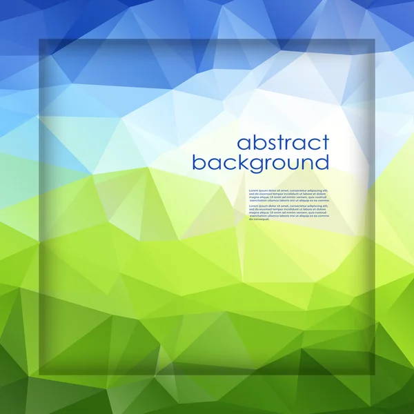 Abstract background polygon — Stock Vector