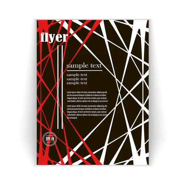 Minimalist design brochures — ストックベクタ