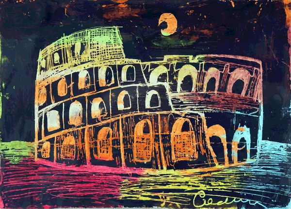 Colosseo — Vettoriale Stock