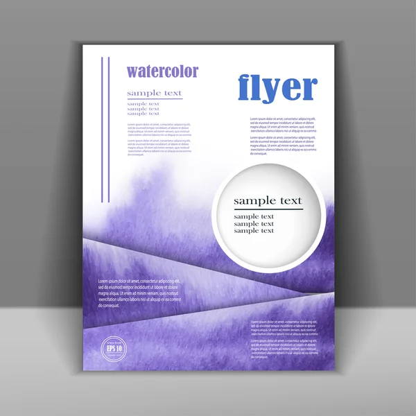 Bir el ilanı veya kitapçık ile güzel bir soyut desen tasarım