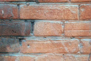 kırmızı eski tuğla duvar