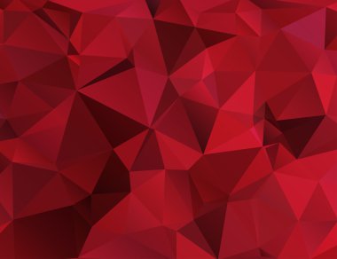 poligonal model kırmızı