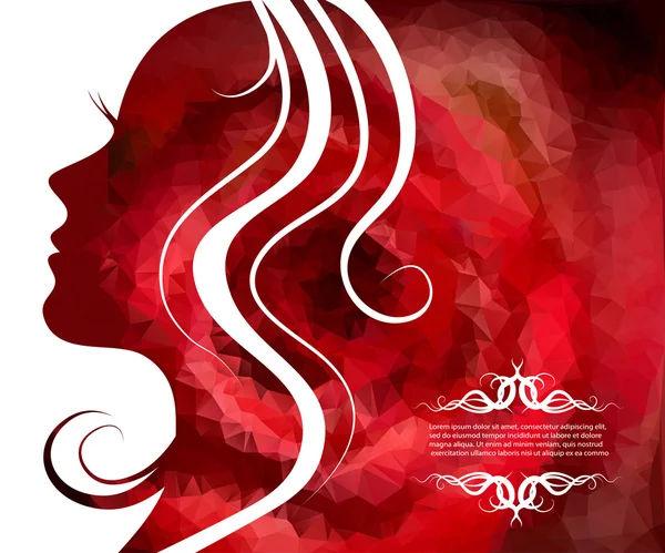 Tasarım için kadınsı silueti