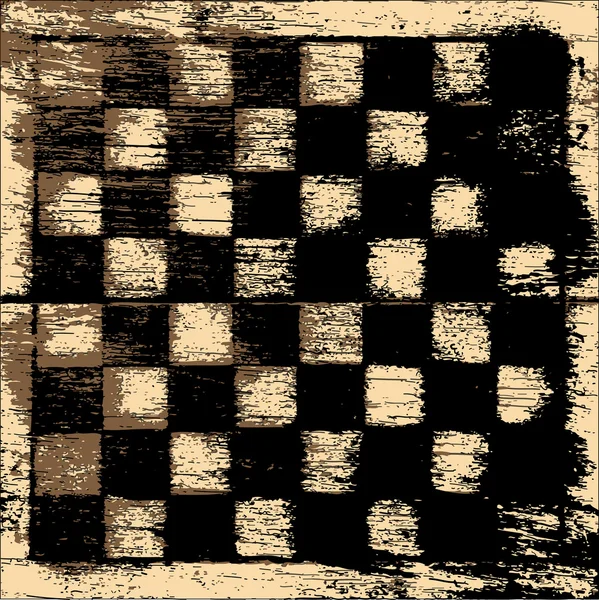 Grunge schackbrädet bakgrund — Stock vektor