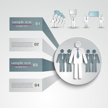 Infographic şablonu için iş projesi veya sunu. 