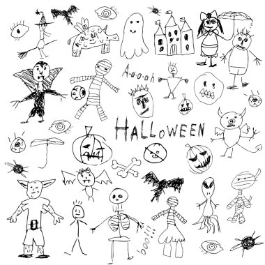 Cadılar Bayramı doodle