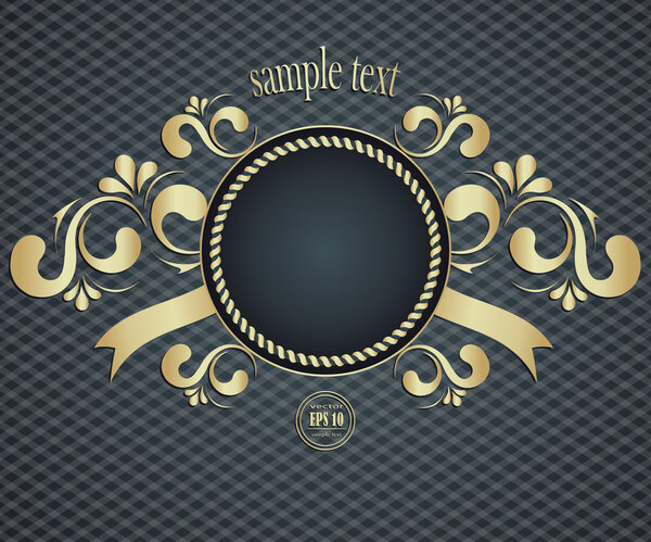 Элегантный дизайн рамы для роскошных открыток
