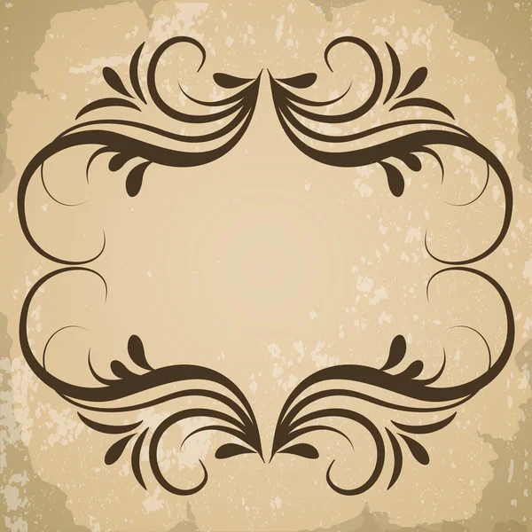 Vintage background with frame — Stock Vector