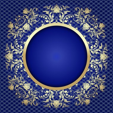 Altın desenli tasarım için lüks arka plan