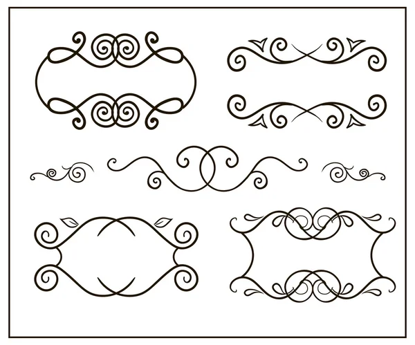 Hand-drawing doodles border — Stock Vector