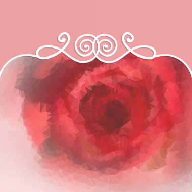 Gül desenli güzel arka planı ve desen