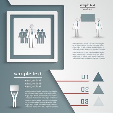 Infographic şablonu için iş projesi veya sunu.