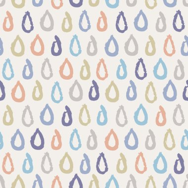 Yağmur damlaları ile Seamless Modeli