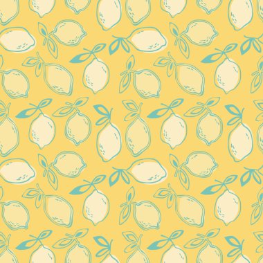 limon meyve ile Seamless Modeli