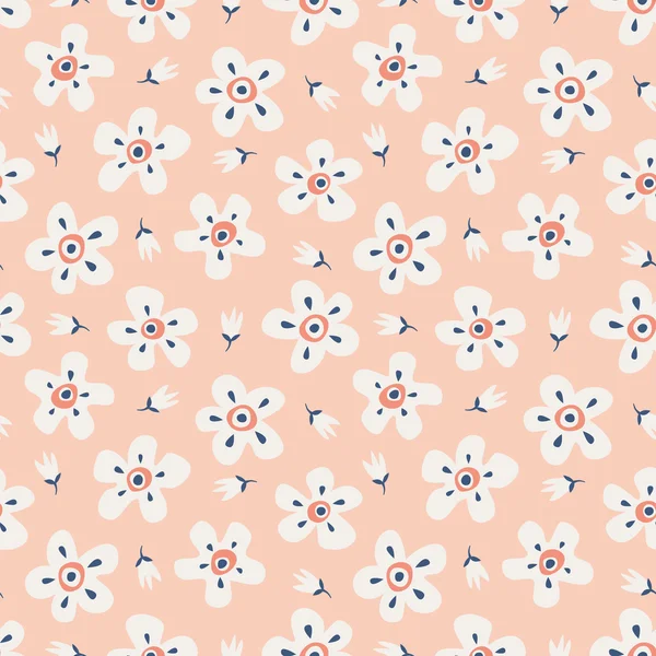 Seamless floral pattern — Stock Vector