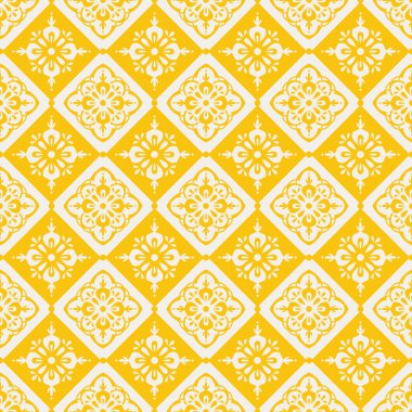 Dikişsiz vintage desen