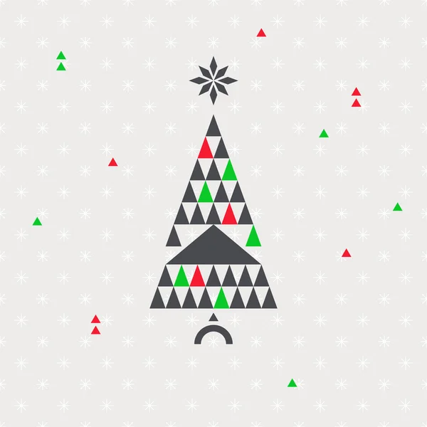 Kerstkaart ontwerpen — Stockvector