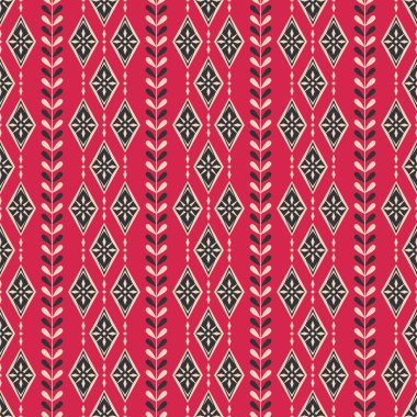 Dikişsiz Noel desen İskandinav tarzı