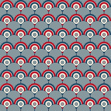 Çemberli kusursuz geometrik desen