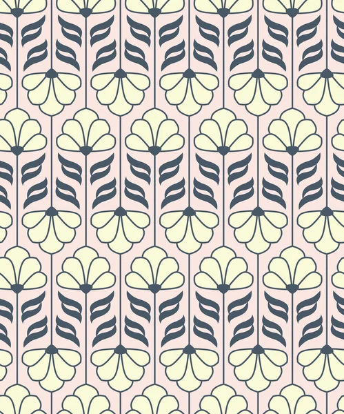 Naadloze vintage bloemenpatroon — Stockvector