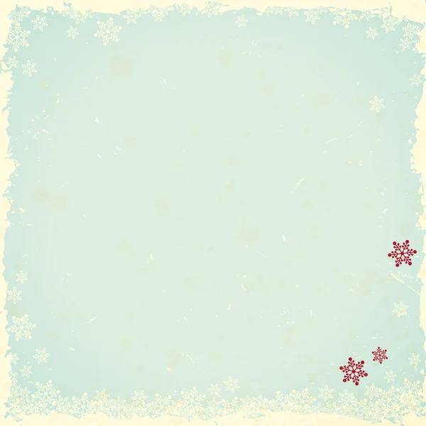 Vintage fond d'hiver — Image vectorielle