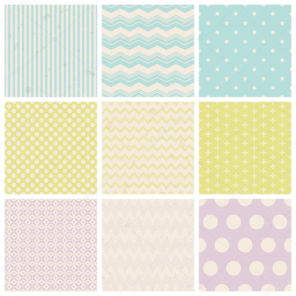 set of seamless patterns