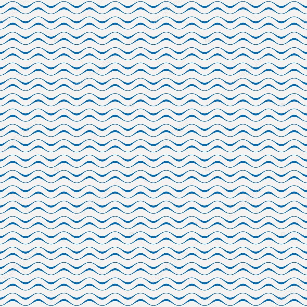 seamless pattern with waves lines