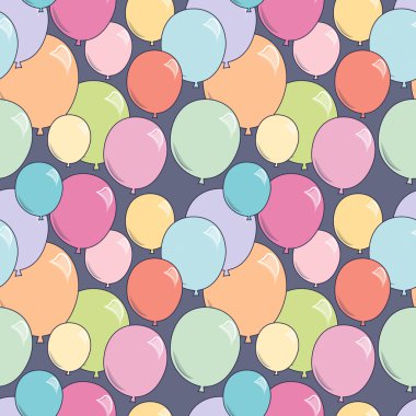 Balonlarla kusursuz desen