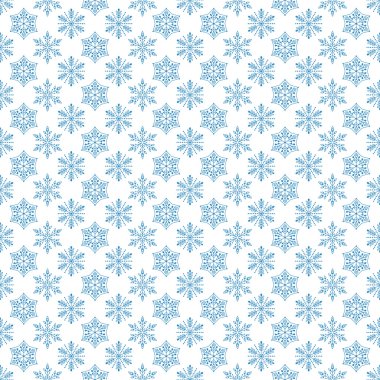 Dikişsiz snowflakes desen