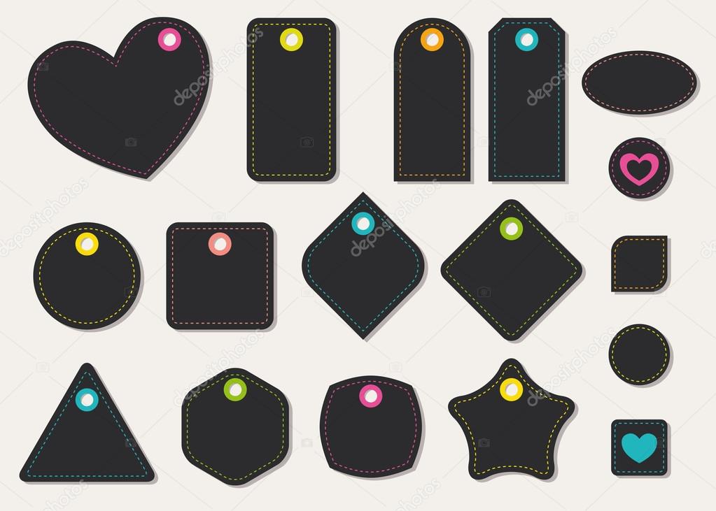 Set of tags and stickers Stock Vector by ©orangeberry 95702060