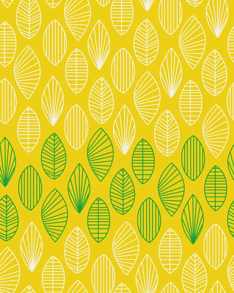 Seamless pattern with leaves — Stock Vector