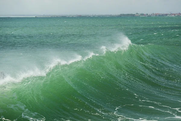 Blue Ocean Wave Indonesië — Stockfoto