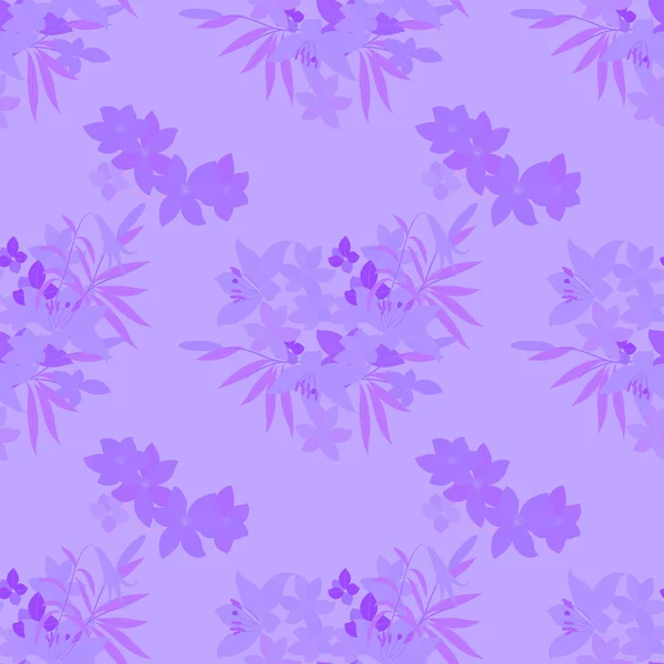 Lily ve arabis çiçekli tebrik kartı