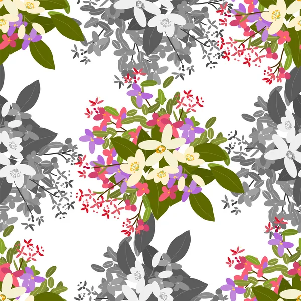 Fondo arábigo floral — Vector de stock