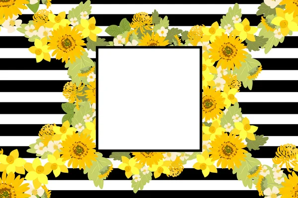 Primavera floral fundo — Vetor de Stock