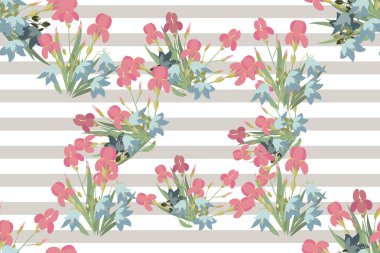 Çiçek Iris ve bell arka plan