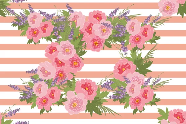 Çiçek Şakayık ve lavanta arka plan