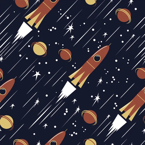 Space seamless pattern