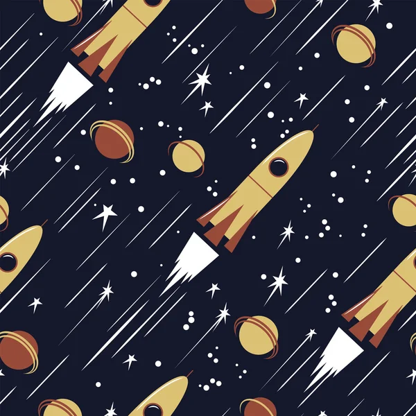 Space seamless pattern