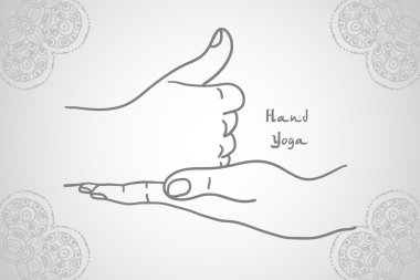 Yoga shiva linga mudra eller