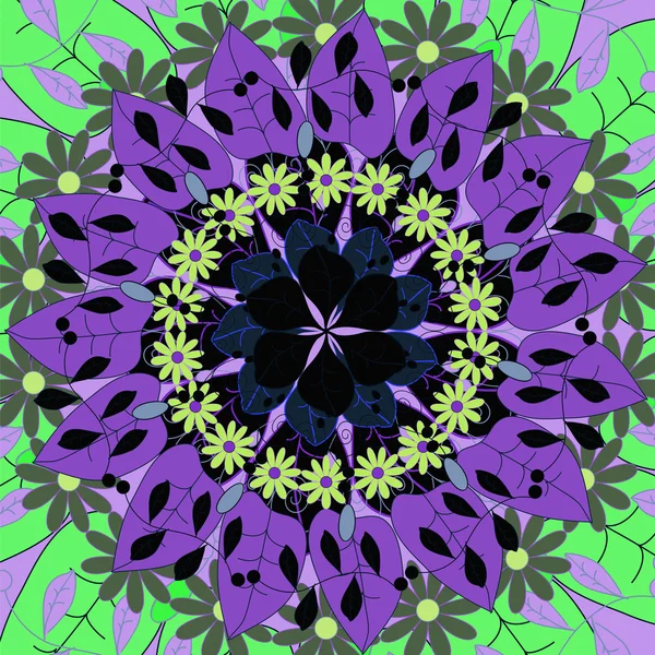 Mandala ornement rond — Image vectorielle