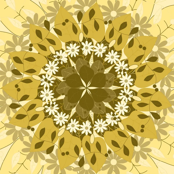 Mandala ornement rond — Image vectorielle