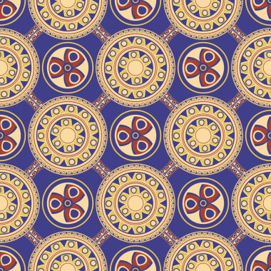 Afrika üçgen geometrik desenler ve shevron.