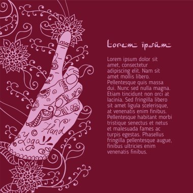  Öğe yoga bronşit mudra eller