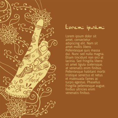  Öğe yoga bronşit mudra eller