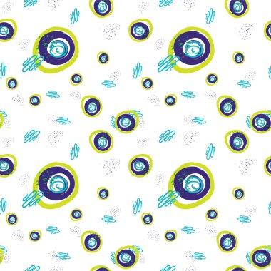 Son moda stil geometrik öğeleri Memphis