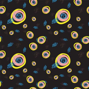 Son moda stil geometrik öğeleri Memphis