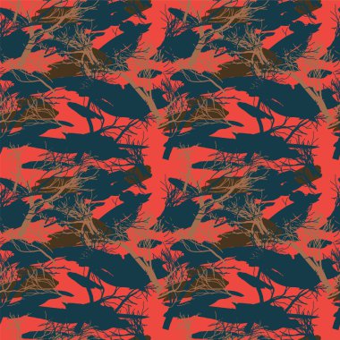 askeri kamuflaj doku