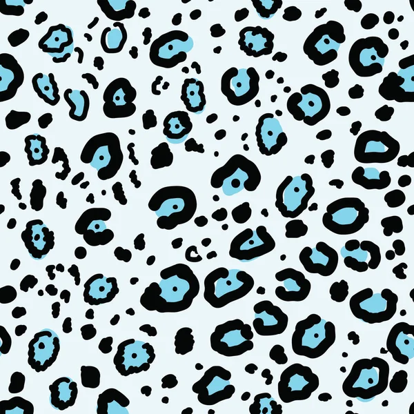 Texture tachetée léopard Modèle sans couture — Image vectorielle
